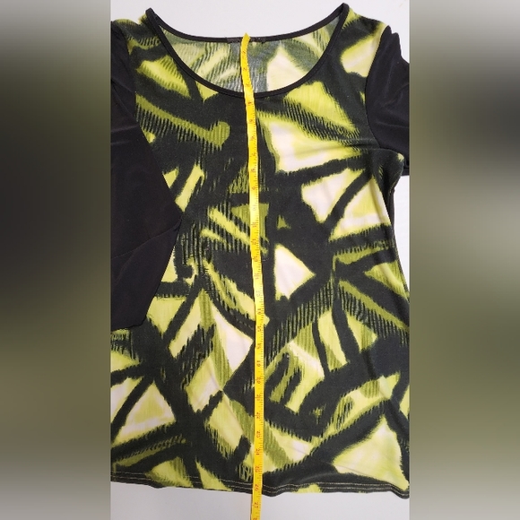 Geometic Women's Long sleeve Tunic, Size L - Picture 4 of 6